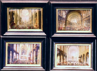 Lot 40 - Flemish School Early 19th century CHURCH...