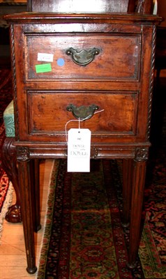 Lot 182 - Italian Neo-classical Walnut Commodino Late...