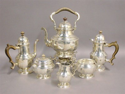 Lot 275 - Modern English Silver Tea and Coffee Service...