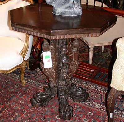 Lot 624A - Italian Baroque Style Mahogany Center Table Of...