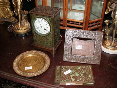 Lot 513A - Group of Tiffany Bronze Desk Articles...