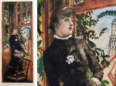 Lot 391 - James Jacques Tissot AU BORD DE LA MER (W. 47)...