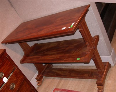Lot 354 - Victorian Mahogany Two-Tier Server The two...