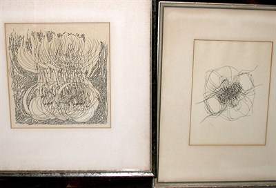 Lot 60 - Charles Seliger American, b.1926 TWO INK...