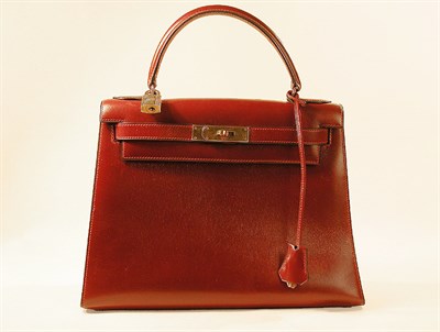 Lot 846 - Hermes Rouge H Kelly Bag