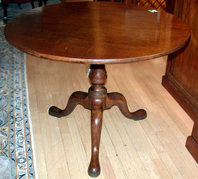 Lot 339 - George II Style Mahogany Tilt-Top Table