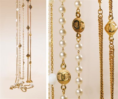 Lot 942 - Three Chanel Sautoirs