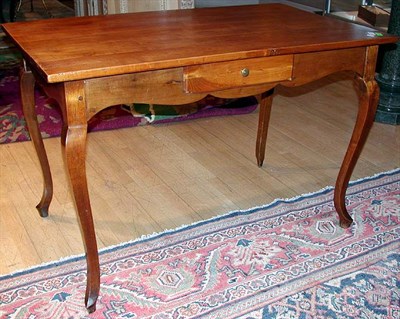 Lot 225 - Provincial Louis XV Style Fruitwood Desk