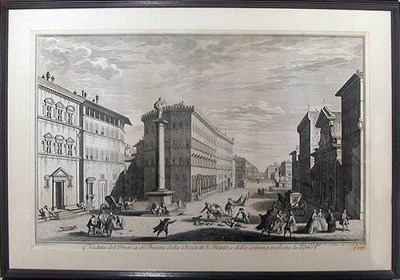 Lot 100 - After Joseph Zocchi VEDUTA DEL PONTE A S....