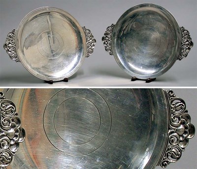 Lot 306 - Pair of Tiffany & Co. Sterling Silver Cake...