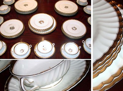 Lot 262 - Minton Gilt Decorated Porcelain Dinner Service...