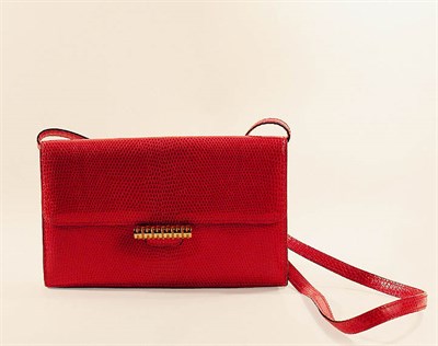 Lot 838 - Hermes Scarlett Lizard Bag