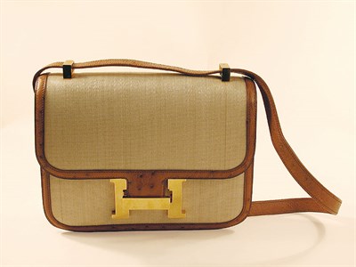 Lot 841 - Hermes Horsehair Constance Bag