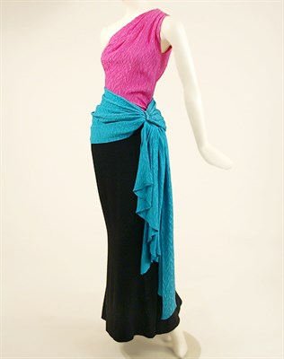 Lot 589 - Yves Saint Laurent One-Shoulder Gown