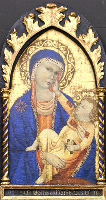 Lot 98 - Northern Italian School 15th Century MADONNA...