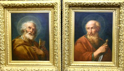 Lot 107 - Italian School 17th Century SAINT PAUL and...