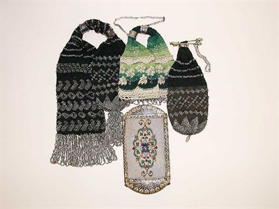 Lot 829 - Group of Beaded Purses and Accessories