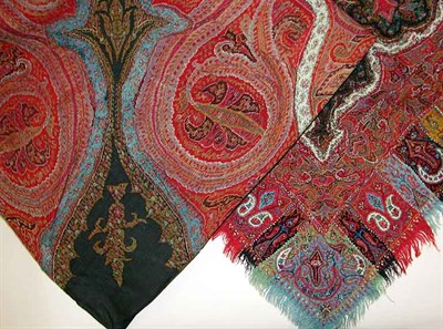 Lot 959 - Two Kashmir Square Shawls