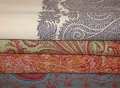 Lot 961 - Four Paisley Shawls