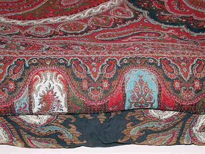 Lot 964 - Kashmir Shawl and Paisley Shawl