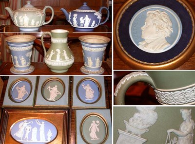 Lot 196 - Group of Jasperware Articles Including...