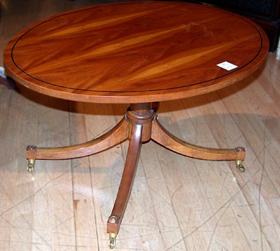 Lot 262 - Regency Style Yewwood Low Table