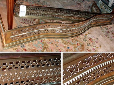 Lot 272 - Two Brass Fire Fenders