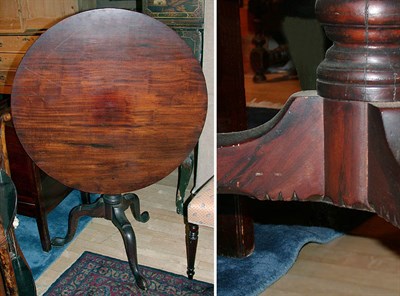 Lot 319 - Georgian Style Mahogany Tilt-Top Table
