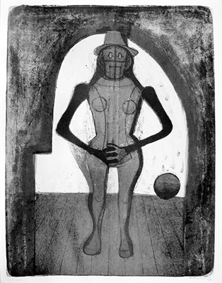 Lot 387 - Rufino Tamayo FEMME AU COLLANT ROSE Color...