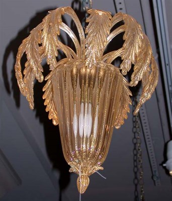 Lot 362 - Murano Type Glass Hanging Shade