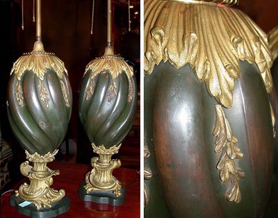 Lot 404 - Pair of Louis XV Style Gilt and...