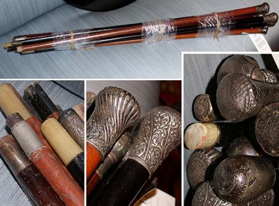 Lot 420 - Miscellaneous Group of Ten Canes