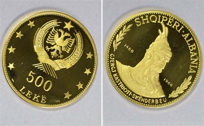 Lot 50 - Albania: 1968 2.85 Ounce Gold Coin