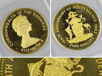 Lot 54 - Bahamas: 1983 12 Ounce Gold Coin