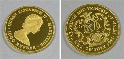 Lot 173 - Mauritius: 1981 .4711 Ounce Gold Coin