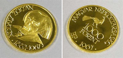 Lot 160 - Hungary: 1967 2.4 Ounce Gold Coin