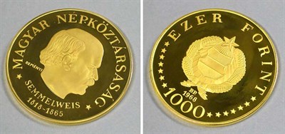 Lot 161 - Hungary: 1968 2.4 Ounce Gold Coin