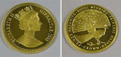Lot 157 - Gibraltar: 1993 2 Ounce Gold Coin