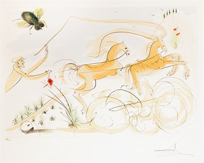 Lot 234 - Salvador Dali LE BESTIAIRE DE LA FONTAINE...