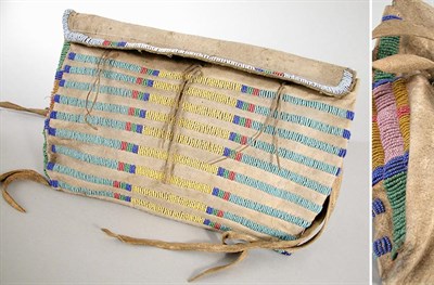 Lot 72 - Plains Hide Bag With twenty-seven rows of...
