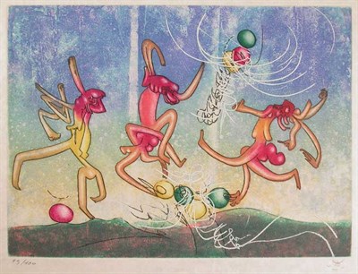 Lot 323 - Roberto Matta UNTITLED Color etchings and...