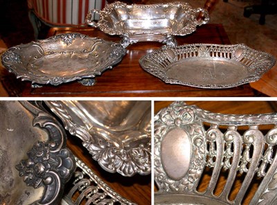 Lot 289 - Group of Three Continental Silver Articles...