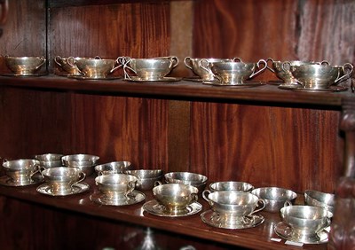 Lot 295 - Group of Continental Silver Cups and...