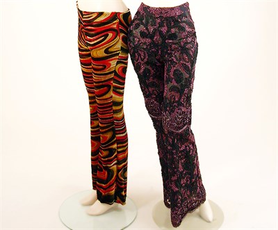 Lot 747 - Two Pairs of Gucci Evening Trousers