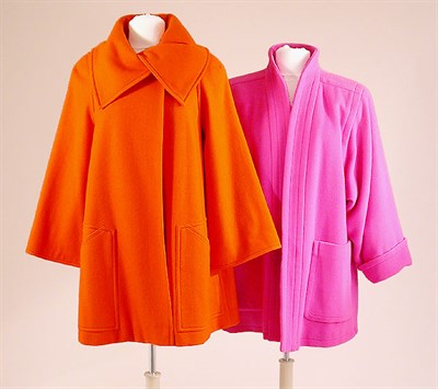 Lot 760 - Two Wool Swing Coats
