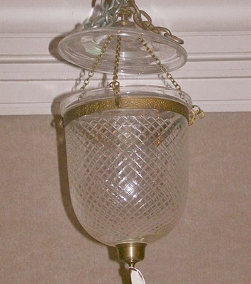 Lot 419 - Pair of Georgian Style Colorless Glass Bell...