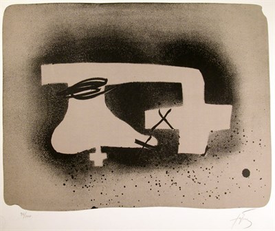 Lot 389 - Antoni Tapies UNTITLED Color lithographs,...