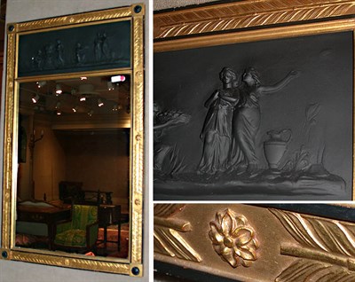 Lot 347 - Neoclassical Style Parcel Gilt Mirror