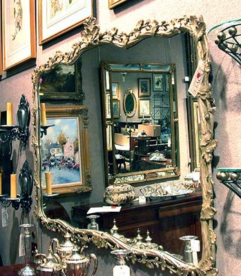 Lot 341 - Neoclassical Style Silvered Wood Mirror