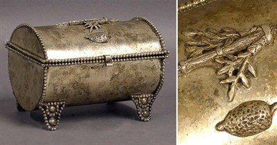 Lot 312 - Sterling Silver Ethrog Box Approximately 20...